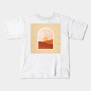 Warm boho landscape Kids T-Shirt